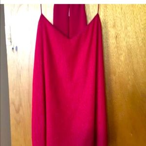 Express red tank tank top